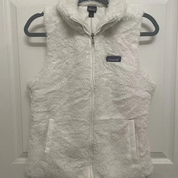 Patagonia Women's Los Gatos Fleece Vest White Size S - Picture 2 of 6